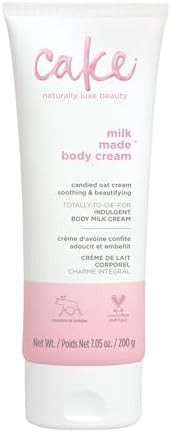 Cake Beauty, Shea Butter Body Cream Body Lotion For Women Dry Skin, Basic, Milk Made Indulgent, 7... | Amazon (US)
