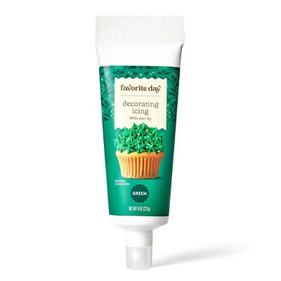Holiday Green Decorating Icing with Built-in Tip - 8oz - Favorite Day™ | Target