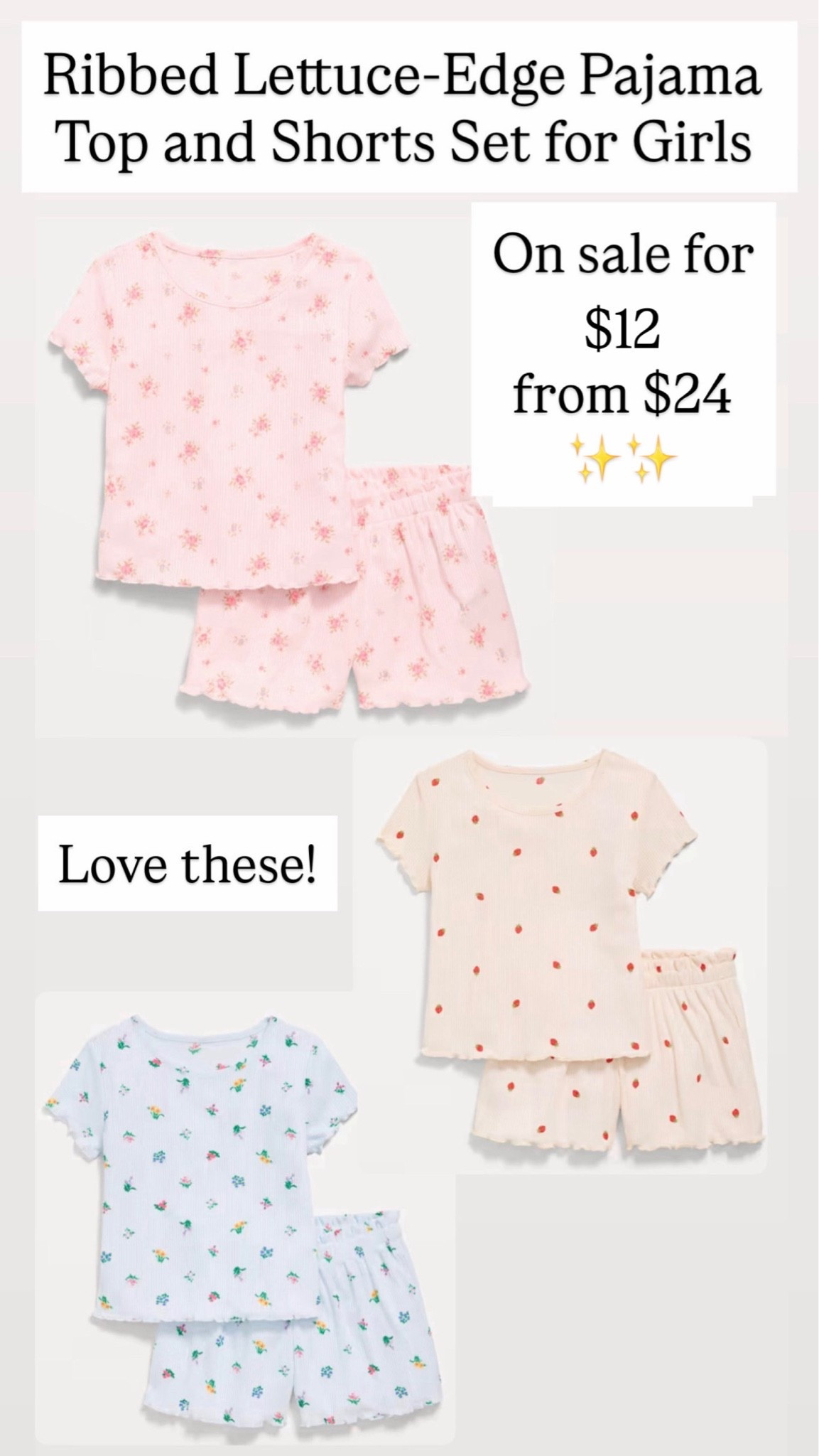 Cutest old navy pajamas for girls 🫶🏻🫶🏻🫶🏻

#LTKKids #LTKSaleAlert