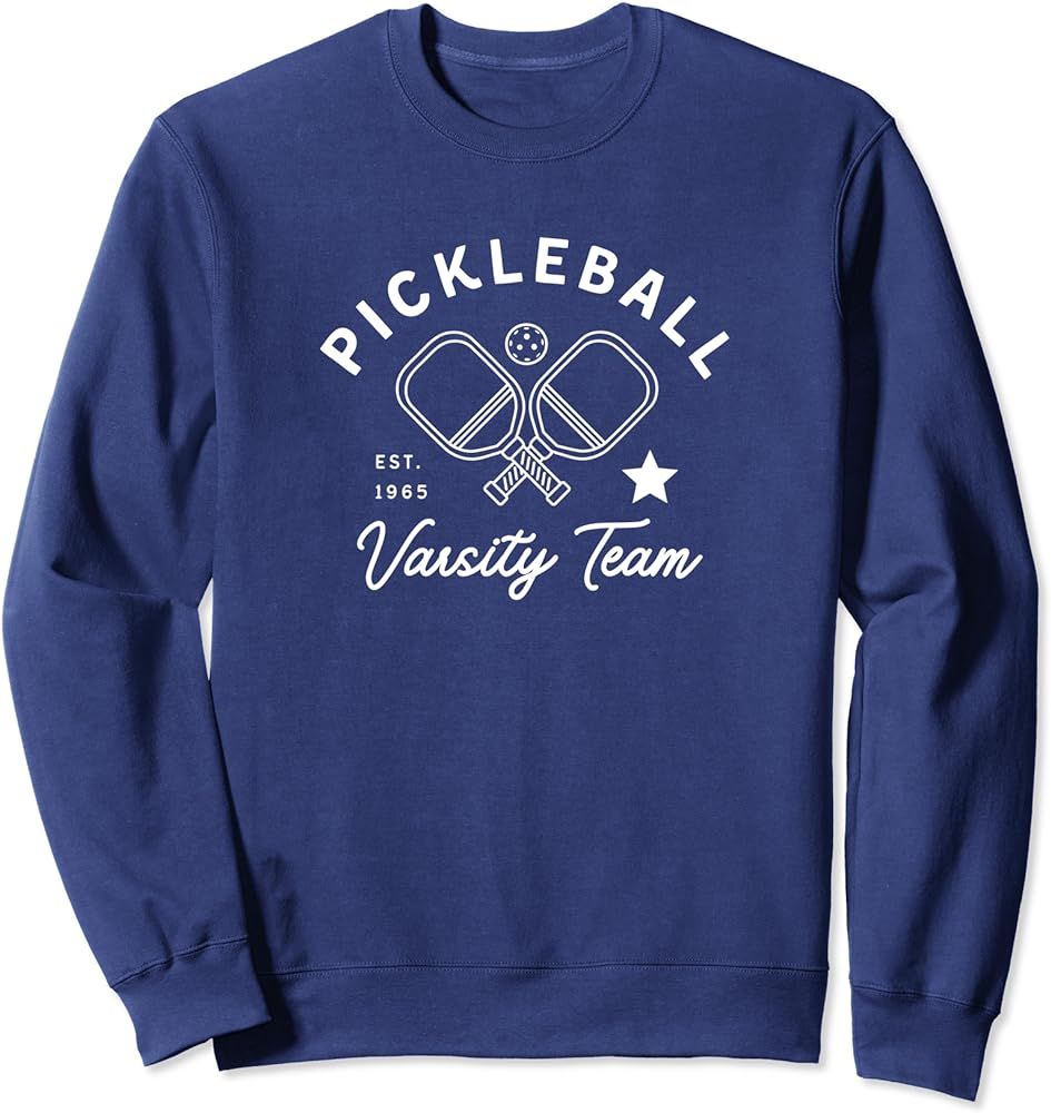 Pickleball Varsity Team Pickleball Player Sweatshirt | Amazon (US)