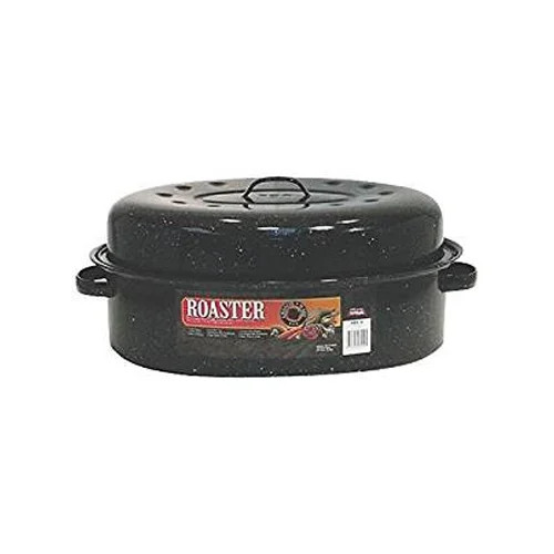 Granite Ware Black Covered Oval Roaster, 19 Inch - Walmart.com | Walmart (US)