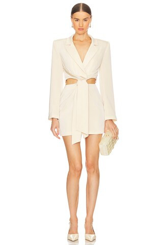 L'Academie Heron Blazer Dress in Ivory from Revolve.com | Revolve Clothing (Global)