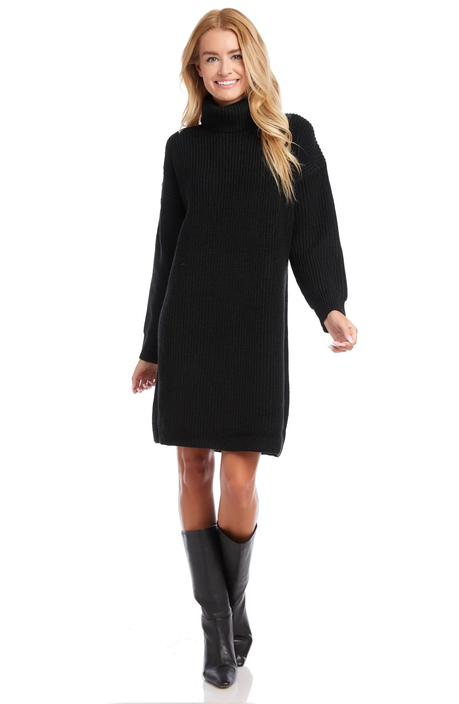 Karen Kane Long Sleeve Turtleneck Sweater Dress | Nordstrom | Nordstrom
