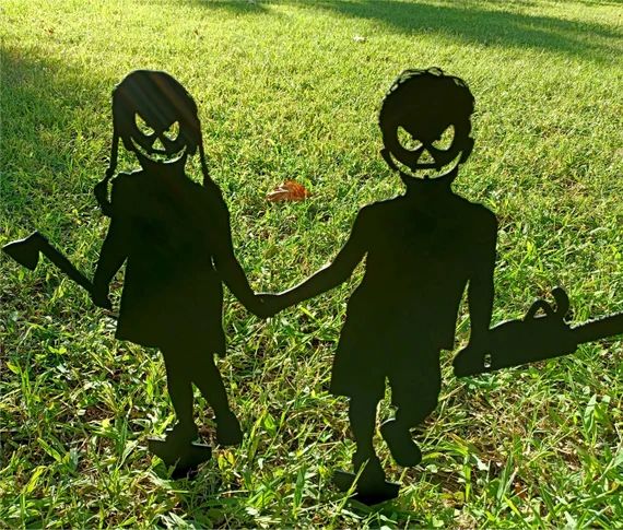 Zombie Kids Porch Decor For Halloween , Scary Kids Halloween Home Decor , Outdoor Halloween Sign ... | Etsy (US)