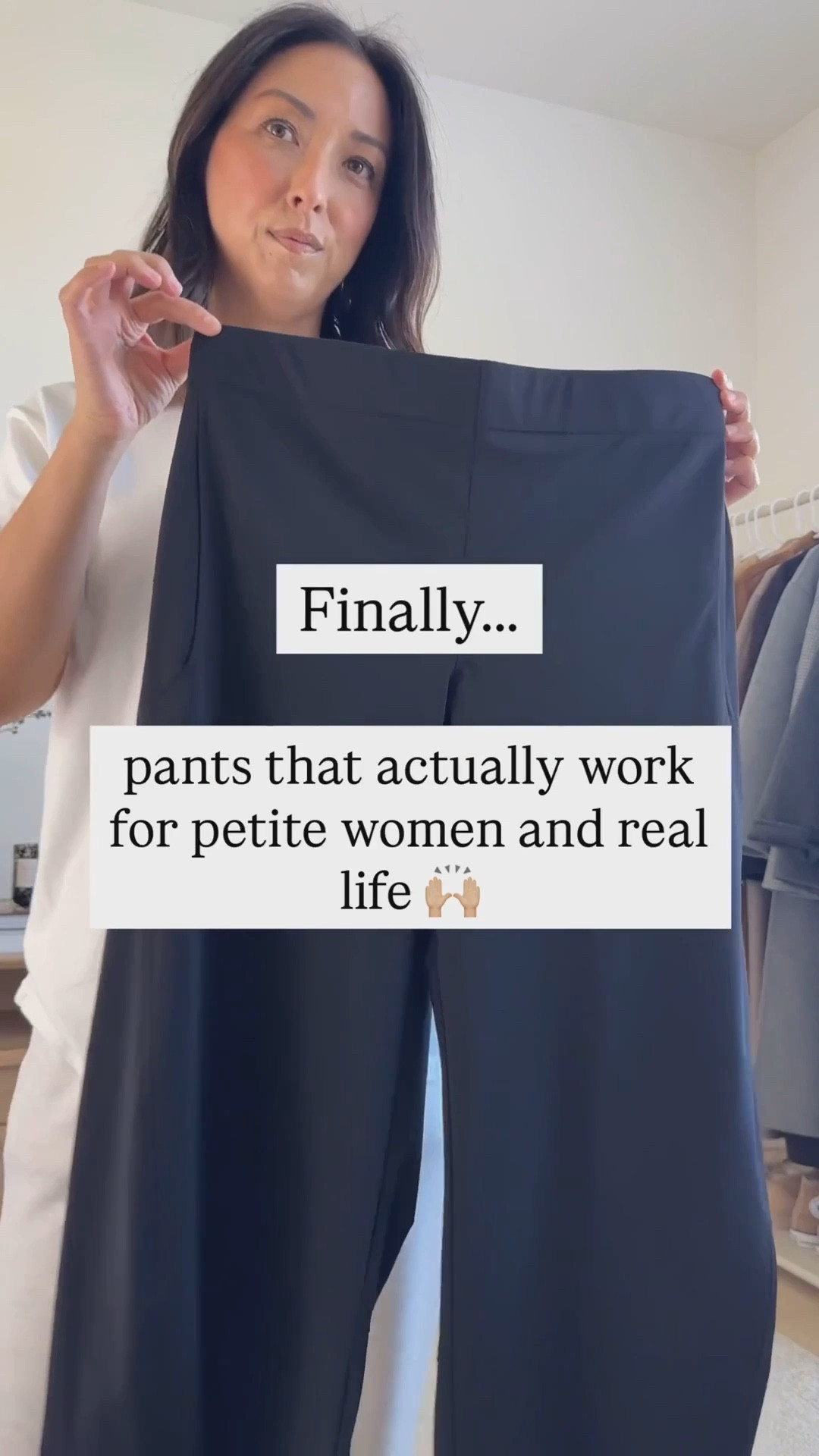 Ruti On The Loose Work Pant 3 ways. Saw these pants all over Instagram and had to try them since they're barrels. Very comfortable and elevated and I love that they can be worn for anything  - mom life, casual wear, and work life. You can even dress them up. Not a true high rise for me, so I had to size up for extra comfort. Wearing petite 4

Look 1
Zara cropped jacket small (old)
Aritzia tee medium
Ruti pants petite 4
Onitsuka tiger sneakers 4 mens
Mansur Gavriel tote
YSL sunglasses

Look 2
AYR denim jacket small
Aritzia tee medium
Everlane sweater xs
Ruti pants petite 4
Veronica Beard loafers 5.5, but run tts
Liffner shoulder bag
Celine sunglasses

Look 3
Everlane sweater xs
Ruti pants petite 4
Sam Edelman loafers 5
Quince bag
YSL sunglasses

Petite style 



#LTKSaleAlert #LTKPetite