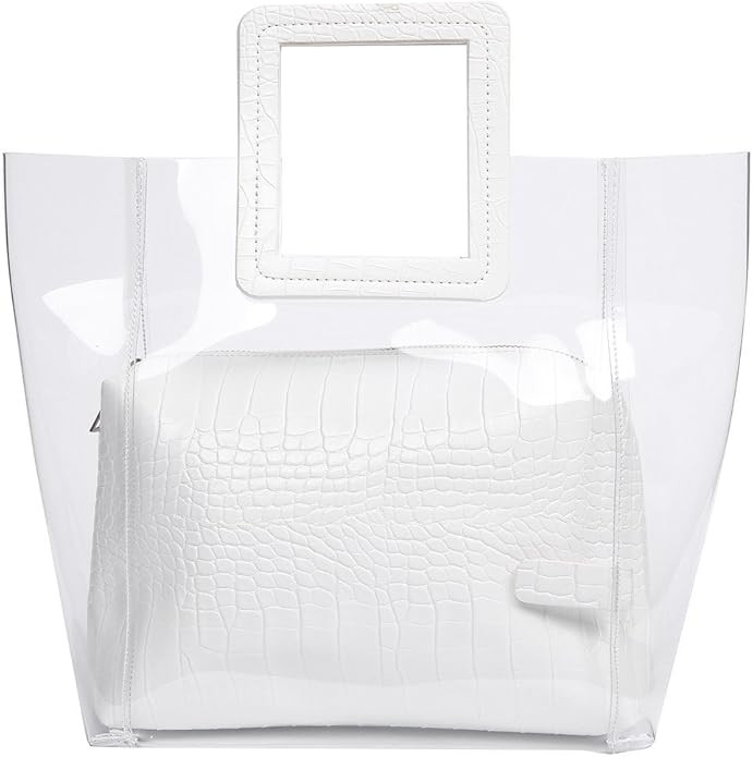 Barabum Retro Classic Clutch Shoulder Baguette Tote HandBag with Zipper Closure for Women | Amazon (US)