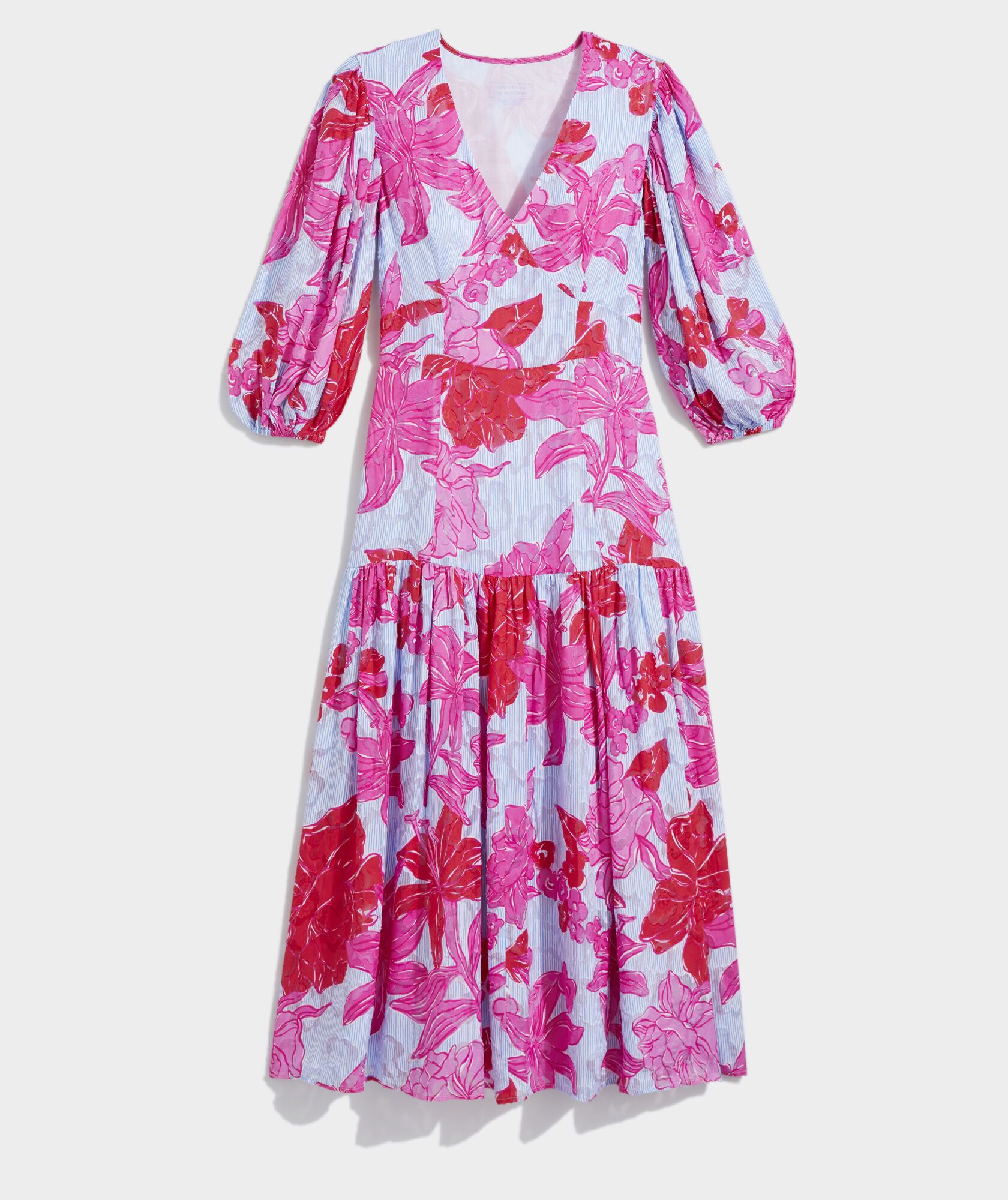 Kentucky Derby Roses Maxi Dress | vineyard vines