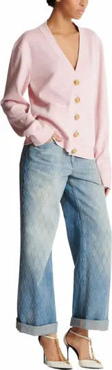 Emblème-Embroidered Knit Cardigan | Nordstrom