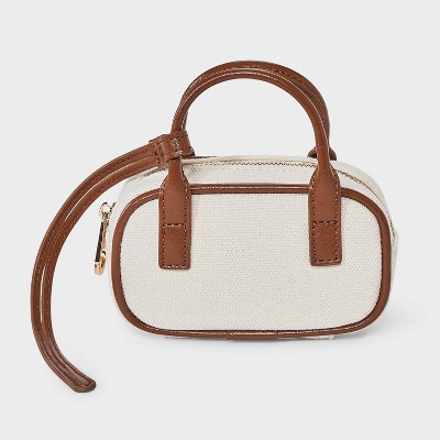 Micro Satchel Bag Charm - Universal Thread™ Cream | Target