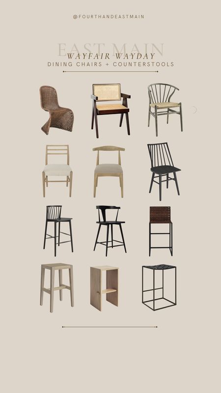 collected :: wayfair wayday dining chair and counter stool picks


#LTKhome