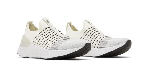 Nike Men's React Phantom Flyknit 2 Running Shoes (Sail/Black-White-Light Bone, 12) | Amazon (US)