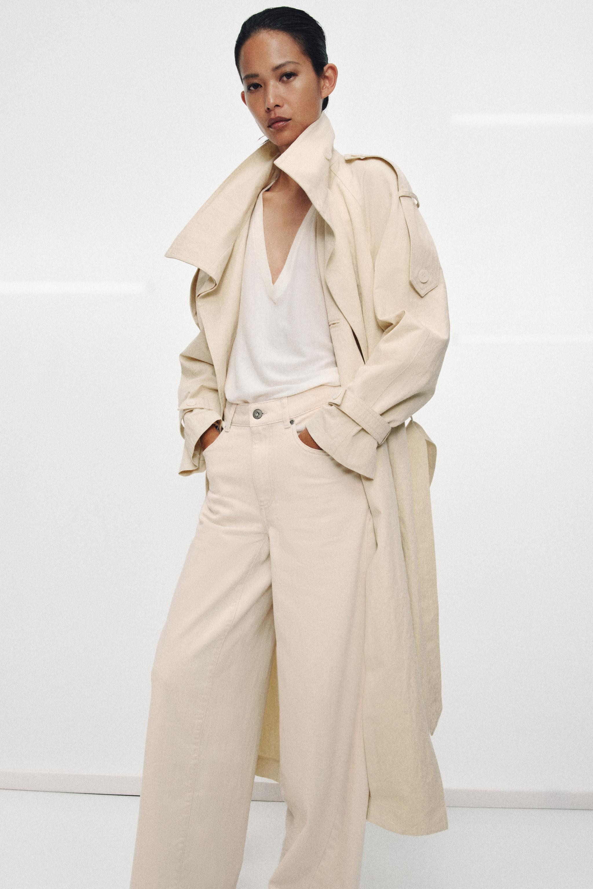 MID-RISE - LOOSE LEG - FULL LENGTHZARA WOMAN COLLECTIONMid-rise jeans with belt loops at the wais... | Zara US