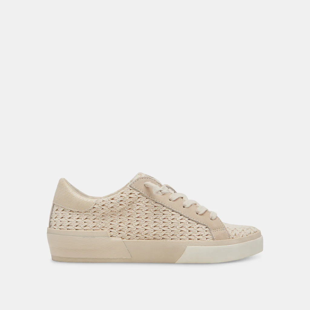 ZINA CROCHET SNEAKERS SANDSTONE CROCHET | DolceVita.com