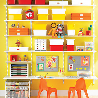 White Elfa Kid's Workstation | The Container Store