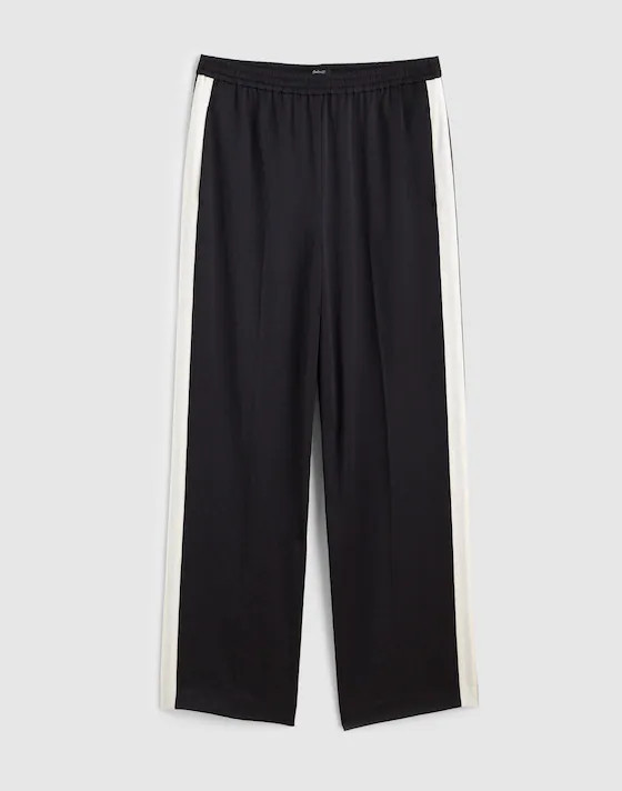 The Easy Pull-On Track Pant in Satin | Madewell