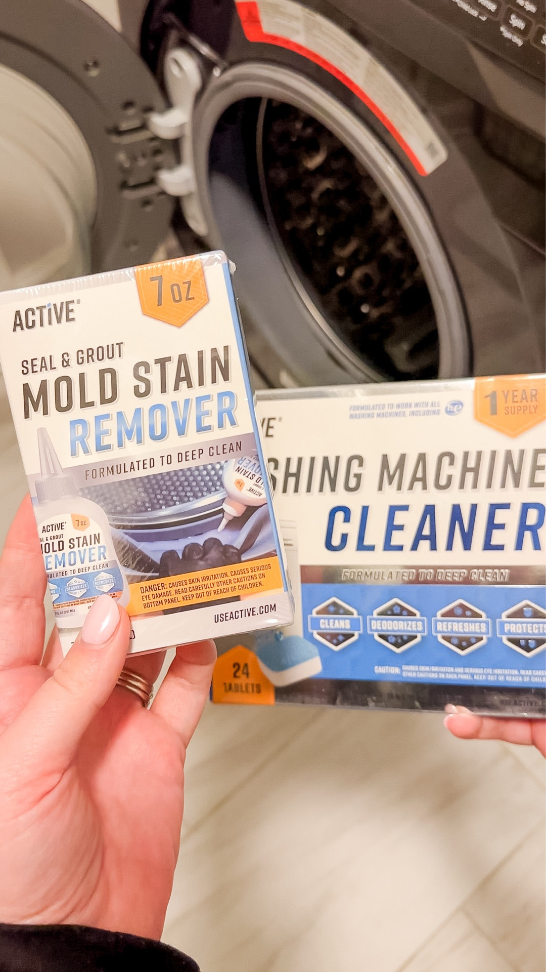 deep cleaned the washing machine and while it’s not perfect… it’s a whole lot better 🫠🧼 adding this to my routine list so it never gets this bad again 

#LTKSeasonal #LTKHome #LTKmomlife