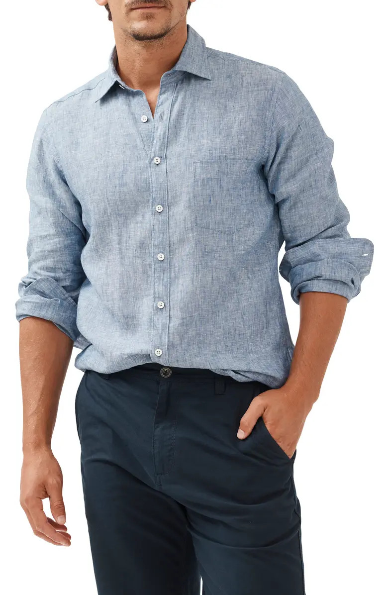 Seaford Linen Button-Up Shirt | Nordstrom