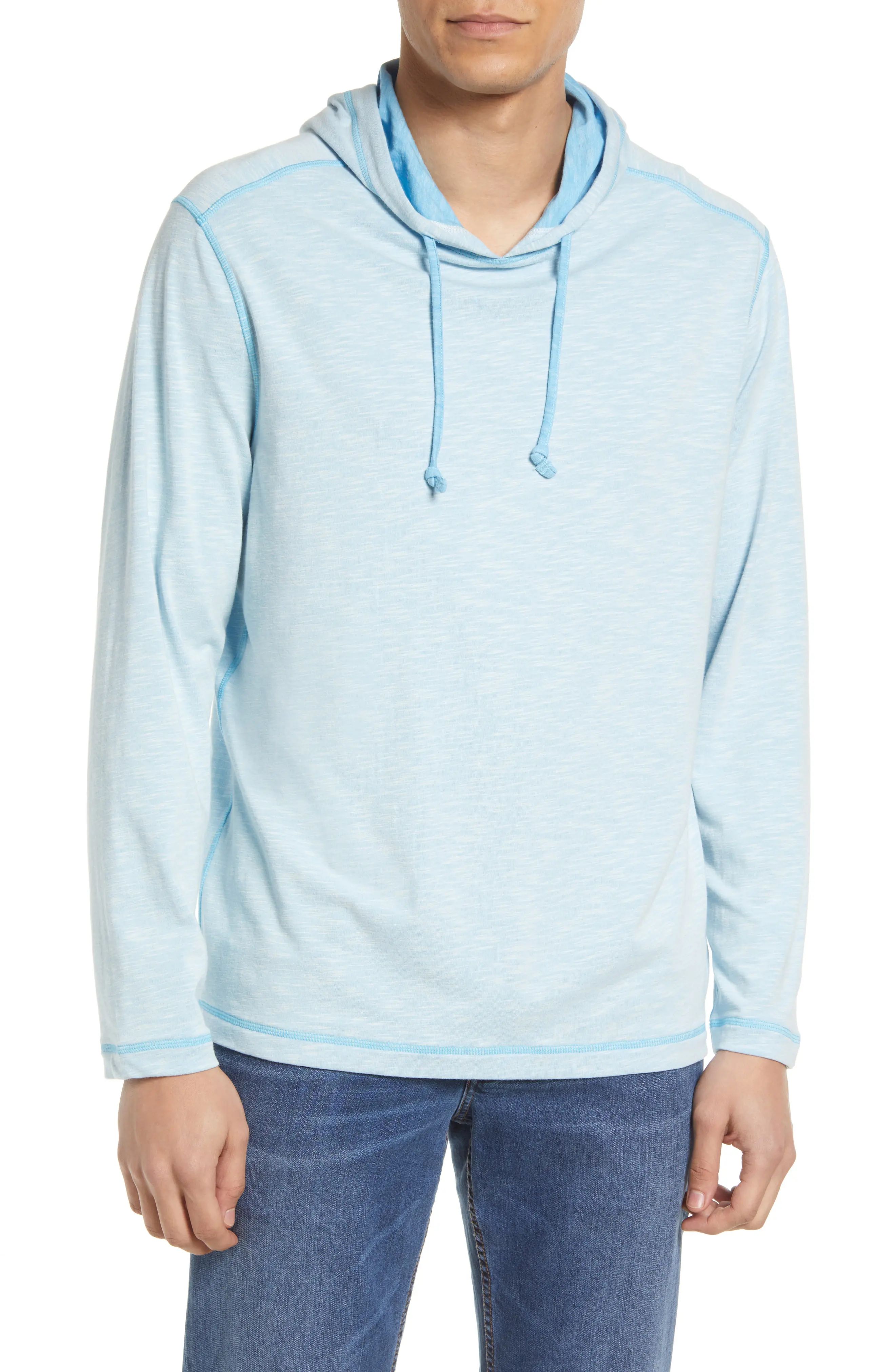Tommy Bahama Rialto Beach Hoodie in Blue Crush at Nordstrom, Size Large | Nordstrom