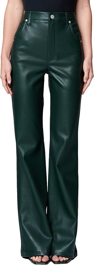 [BLANKNYC] Womens Luxury Clothing Vegan Leather High Rise Wide Leg Pant, Comfortable & Stylish | Amazon (US)