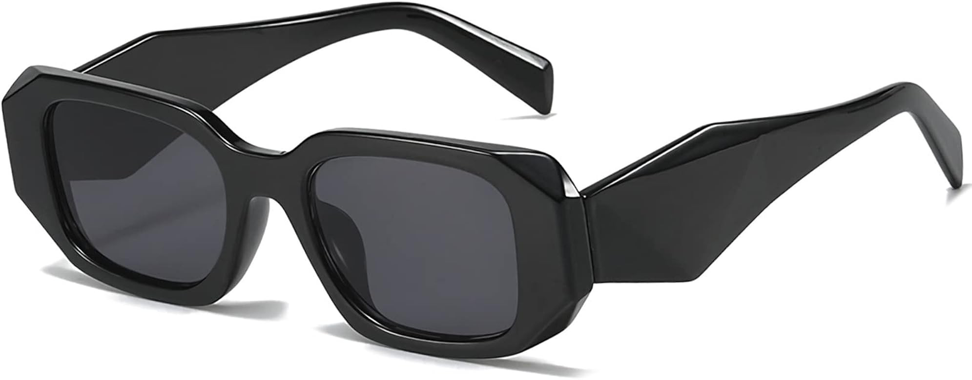 Trendy Rectangle Sunglasses for Women 90s Retro Style Sun Glasses Outdoor Travel 100% UV Protecti... | Amazon (US)