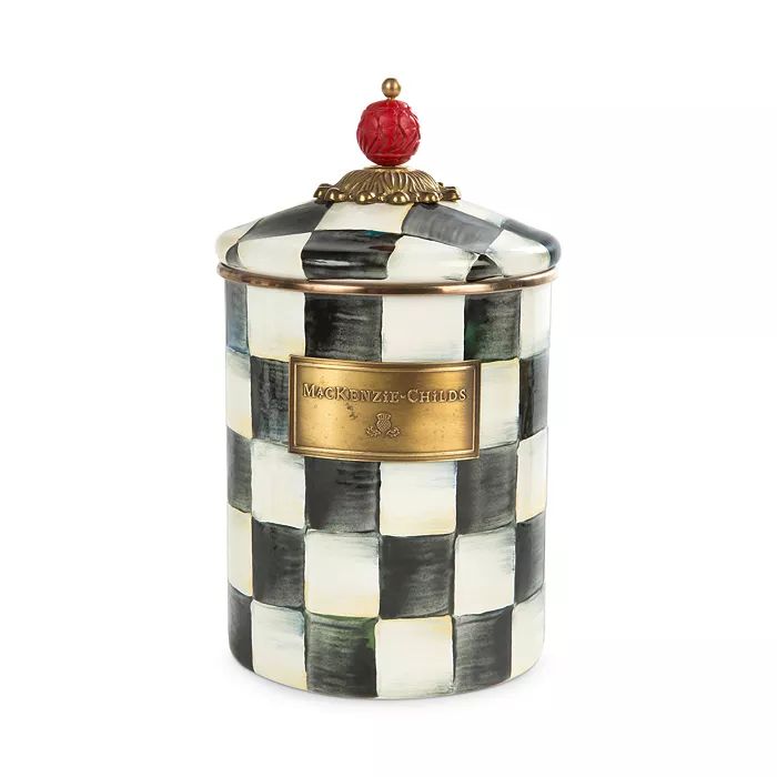 Courtly Check Medium Enamel Canister | Bloomingdale's (US)