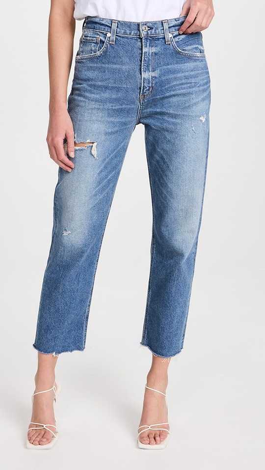 Daphne Crop High Rise Stovepipe Jeans | Shopbop