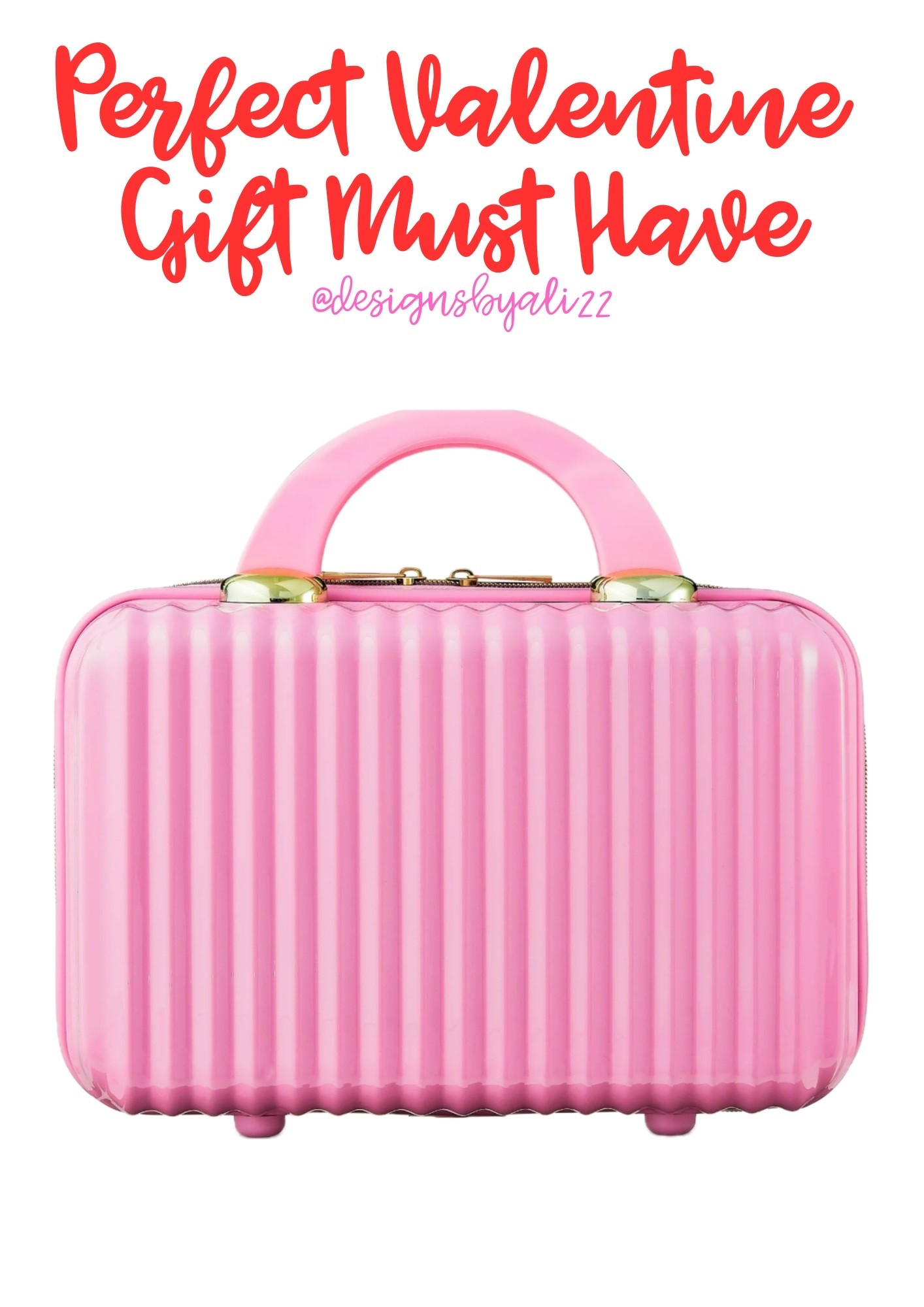 The viral must have hard shell cosmetic case is back in stock!!  You better snag it up this cutie while it’s in stock!! #designsbyali22 #valentines #pink #selfcare #beauty #under30 #viral #musthave #gift #cosmeticcase 

#LTKBeauty #LTKselfcare #LTKValentine