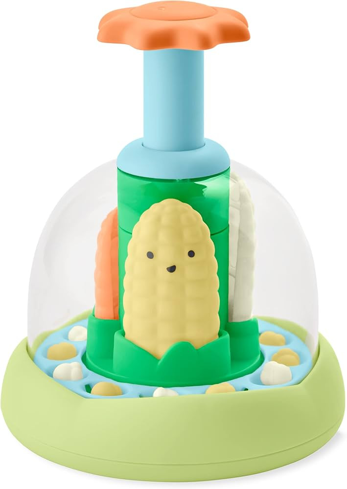 Skip Hop Press & Spin Baby Toy, Farmstand What's Poppin Corn Spinner | Amazon (US)