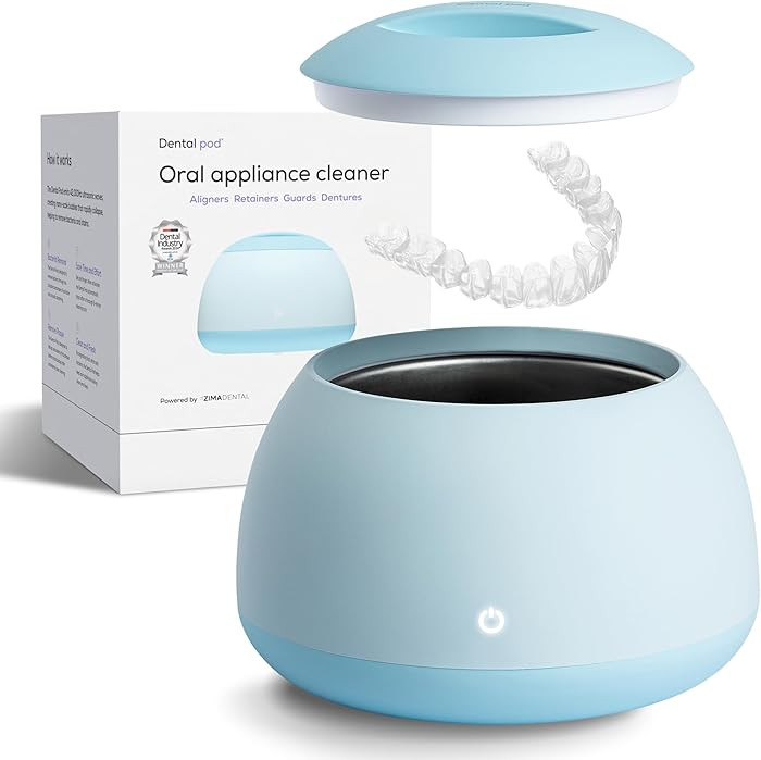 Zima Dental Pod: Ultrasonic Retainer Cleaner. The Original Retainer Cleaner Machine, Aligner Clea... | Amazon (US)