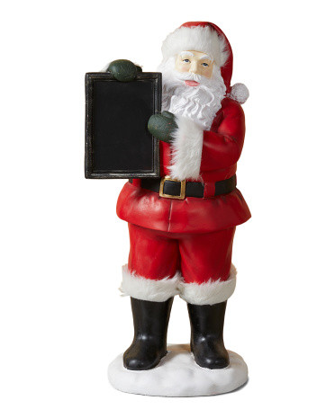 31in Santa With Chalkboard | Pillows & Decor | Marshalls | Marshalls