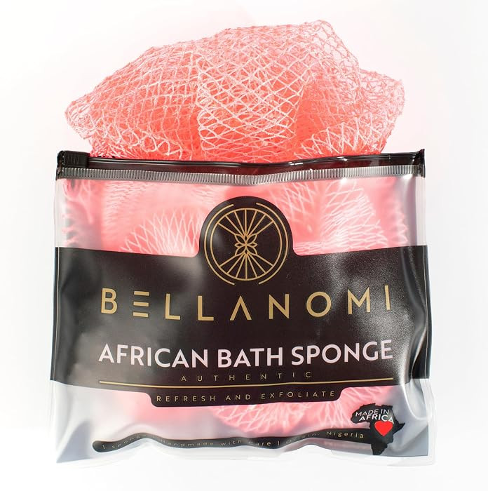 BELLANOMI African Exfoliating Net Sponge, Authentic, Ethically sourced from Nigeria, 45 inches Lo... | Amazon (US)