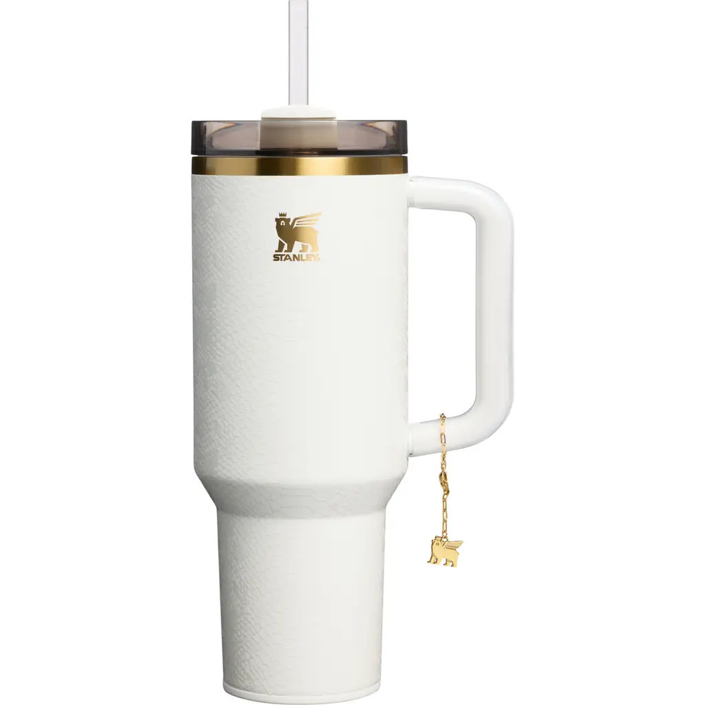 Stanley The Quencher® Luxe H2.0 FlowState™ 40-Ounce Tumbler in Pale Stone Snakeskin at Nordstrom | Nordstrom