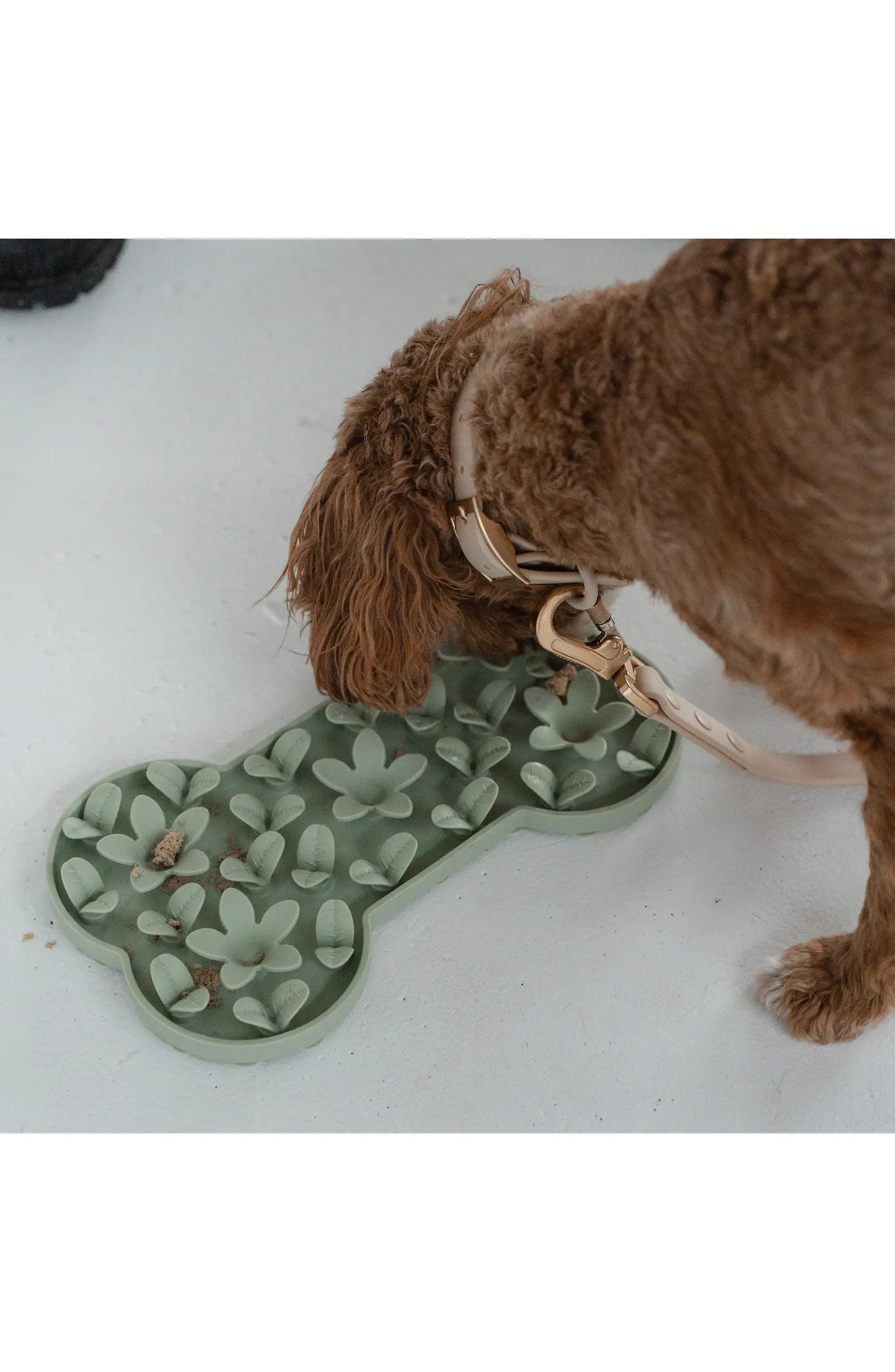 Enrichment Snuffle Mat Sage Green Bone Textured Dog Feeding Pad | Nordstrom