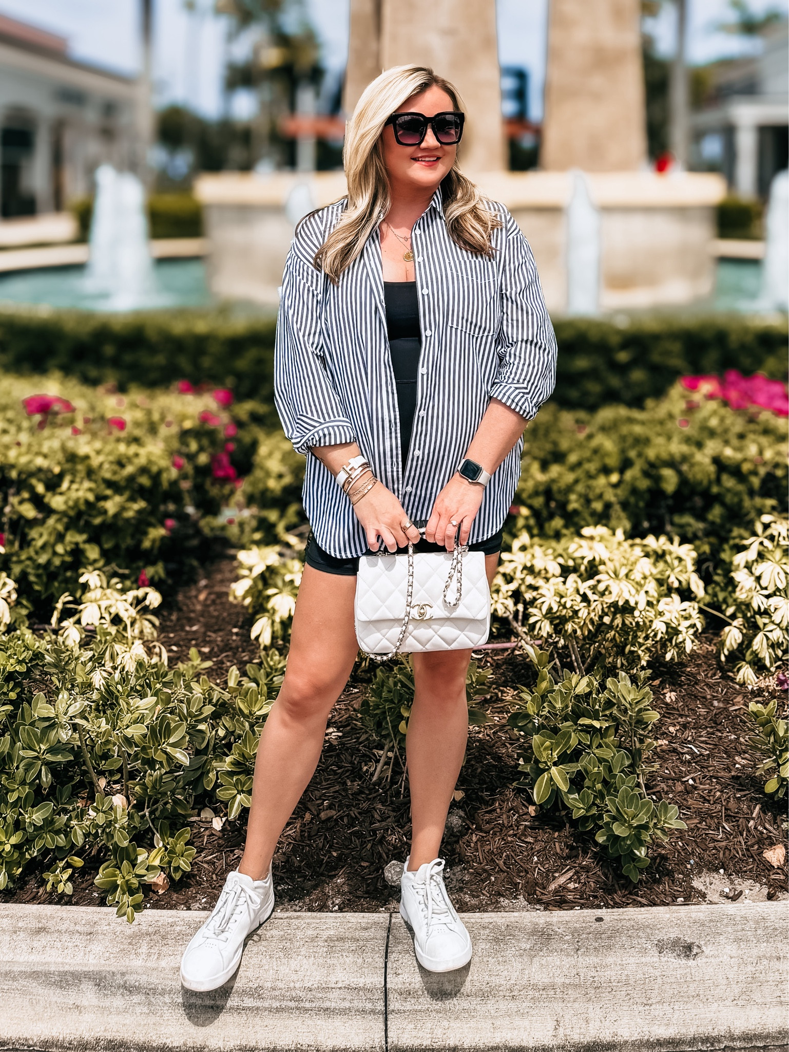 Sunday afternoon movie to beat the heat wave. Wore super comfy jumpsuit and oversized button downn

#LTKSaleAlert #LTKStyleTip #LTKMidsize