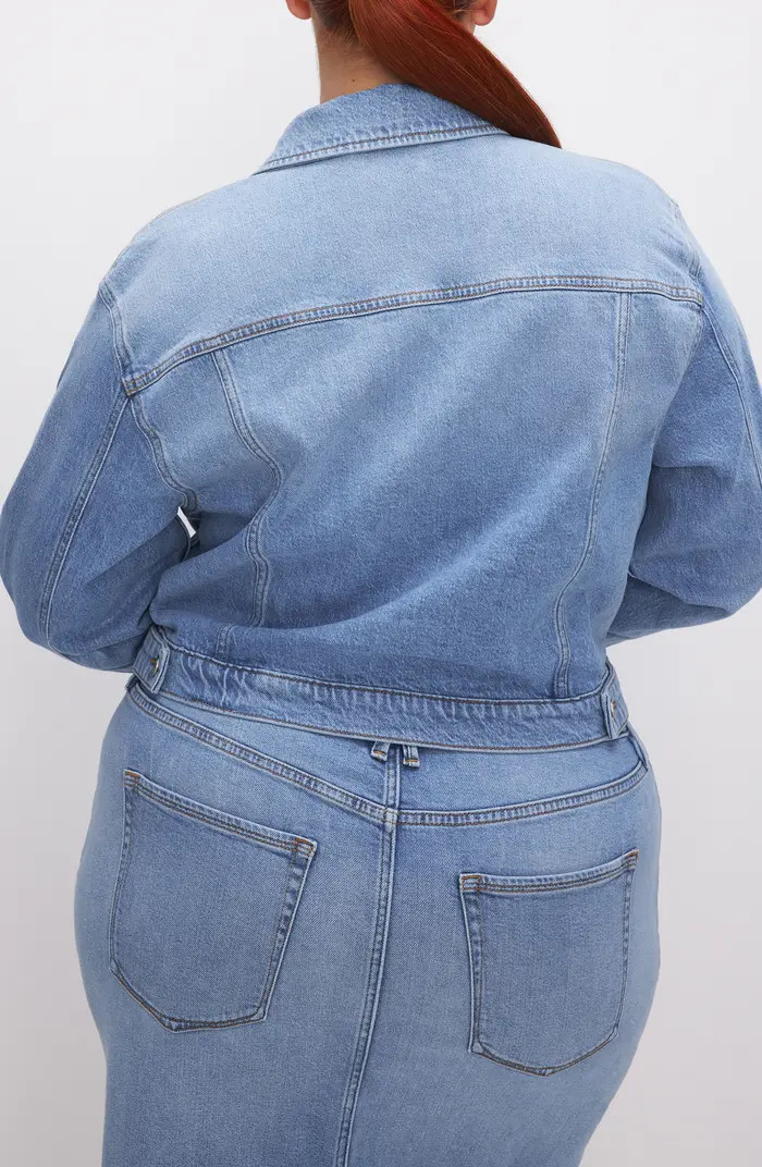 Good American Committed to Fit Denim Jacket | Nordstromrack | Nordstrom Rack