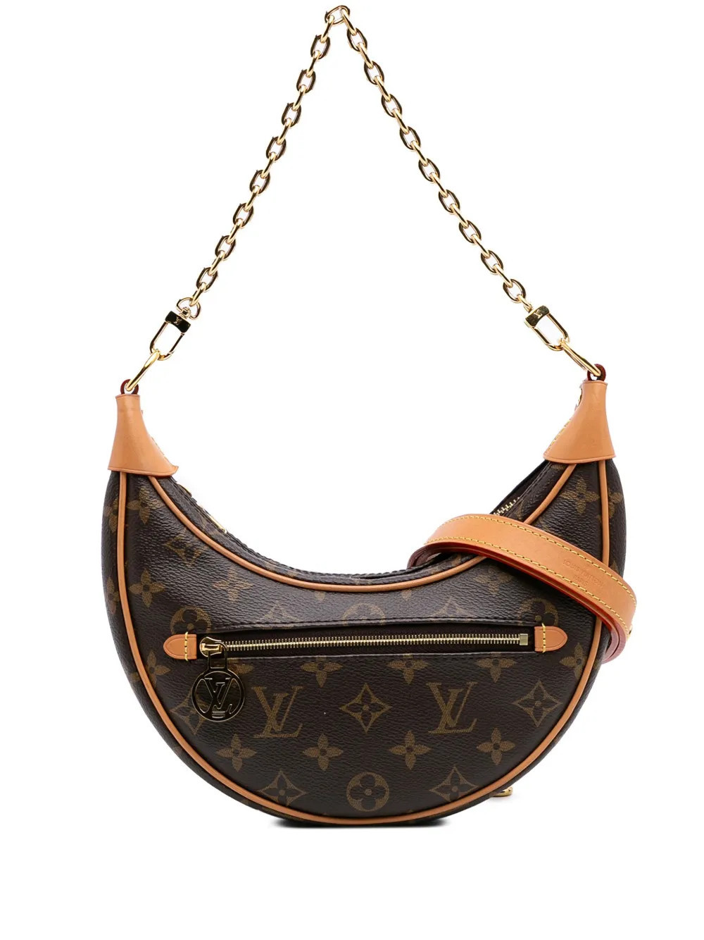 Louis Vuitton Pre-Owned 2021-2025 Monogram Loop satchel - Brown | Farfetch Global