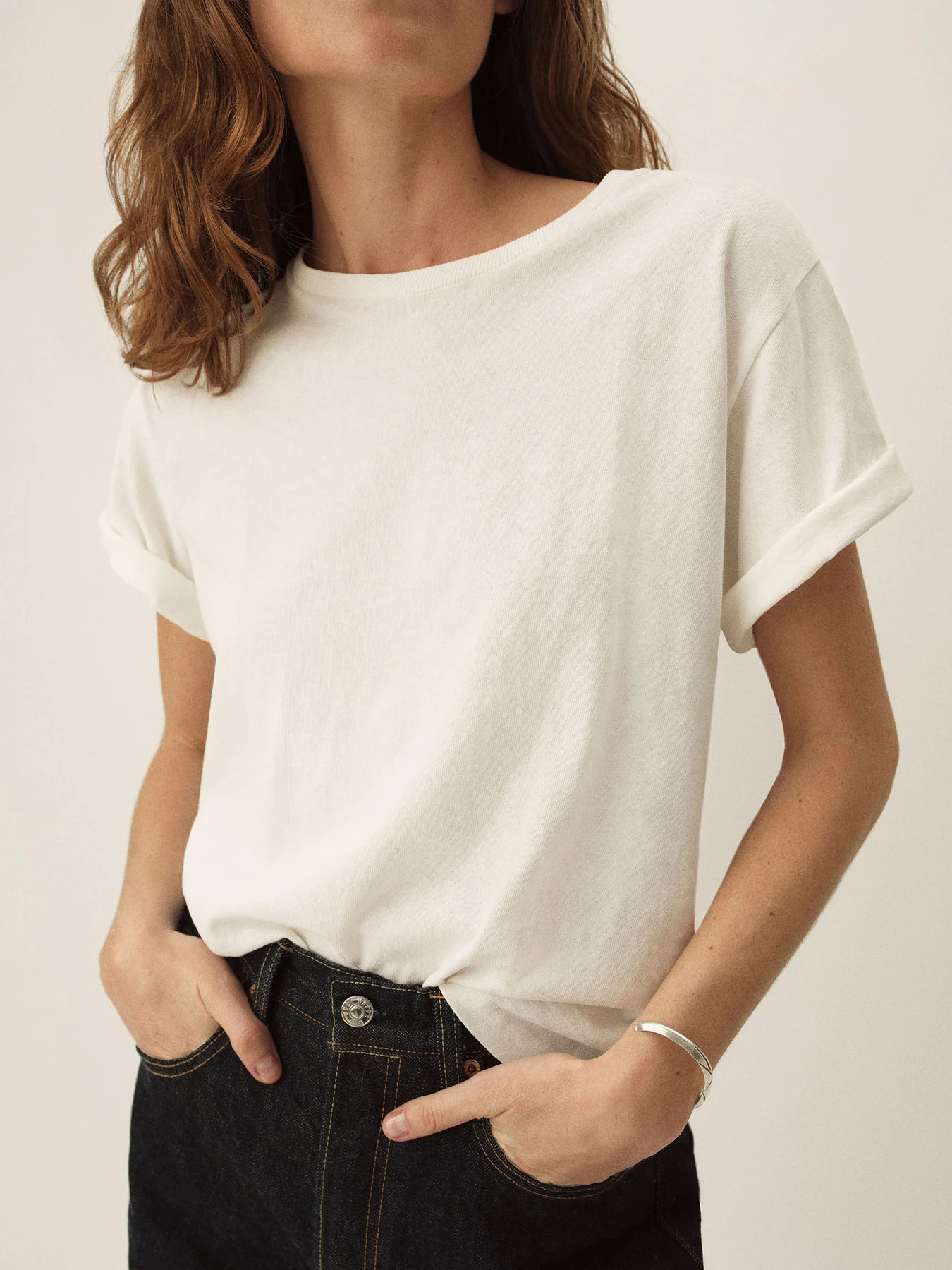 White Toughknit Easy Tee | Buck Mason | Buck Mason