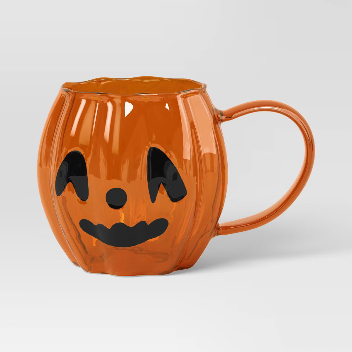 13.5 fl oz Glass Figural pumpkin Mug - Hyde and EEK! Boutique™ | Target