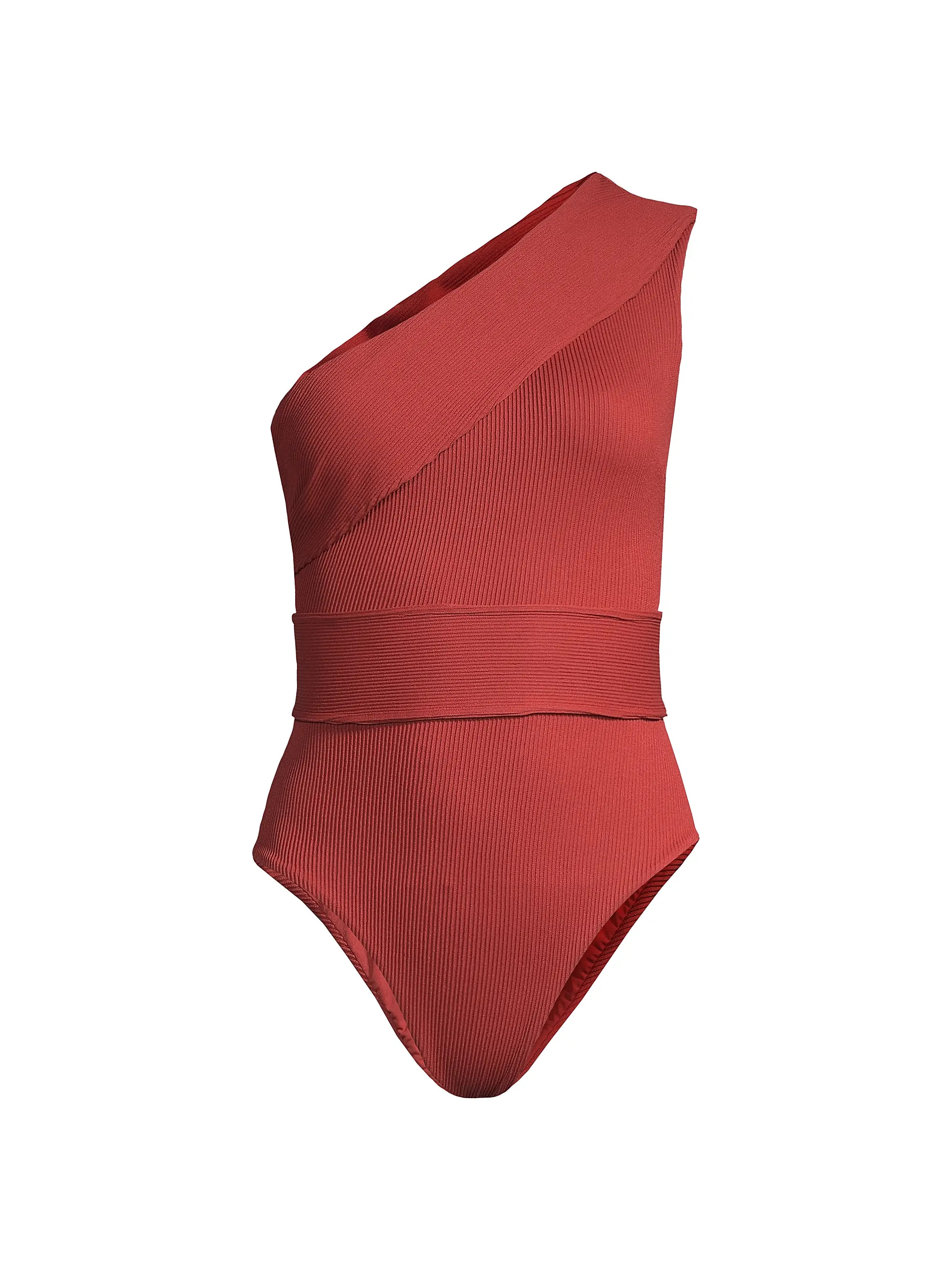 Maria One-Shoulder One-Piece Swimsuit | Saks Fifth Avenue