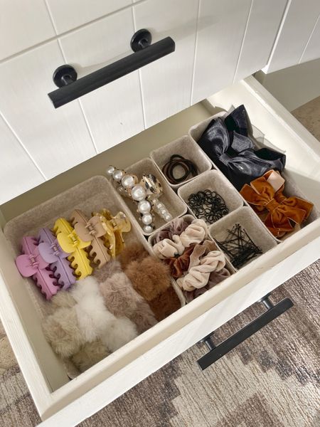 BEAUTY \ hair drawer in my bathroom! Love my new felt organizers from Amazon👍🏻

Home decor 

#LTKhome #LTKfindsunder50