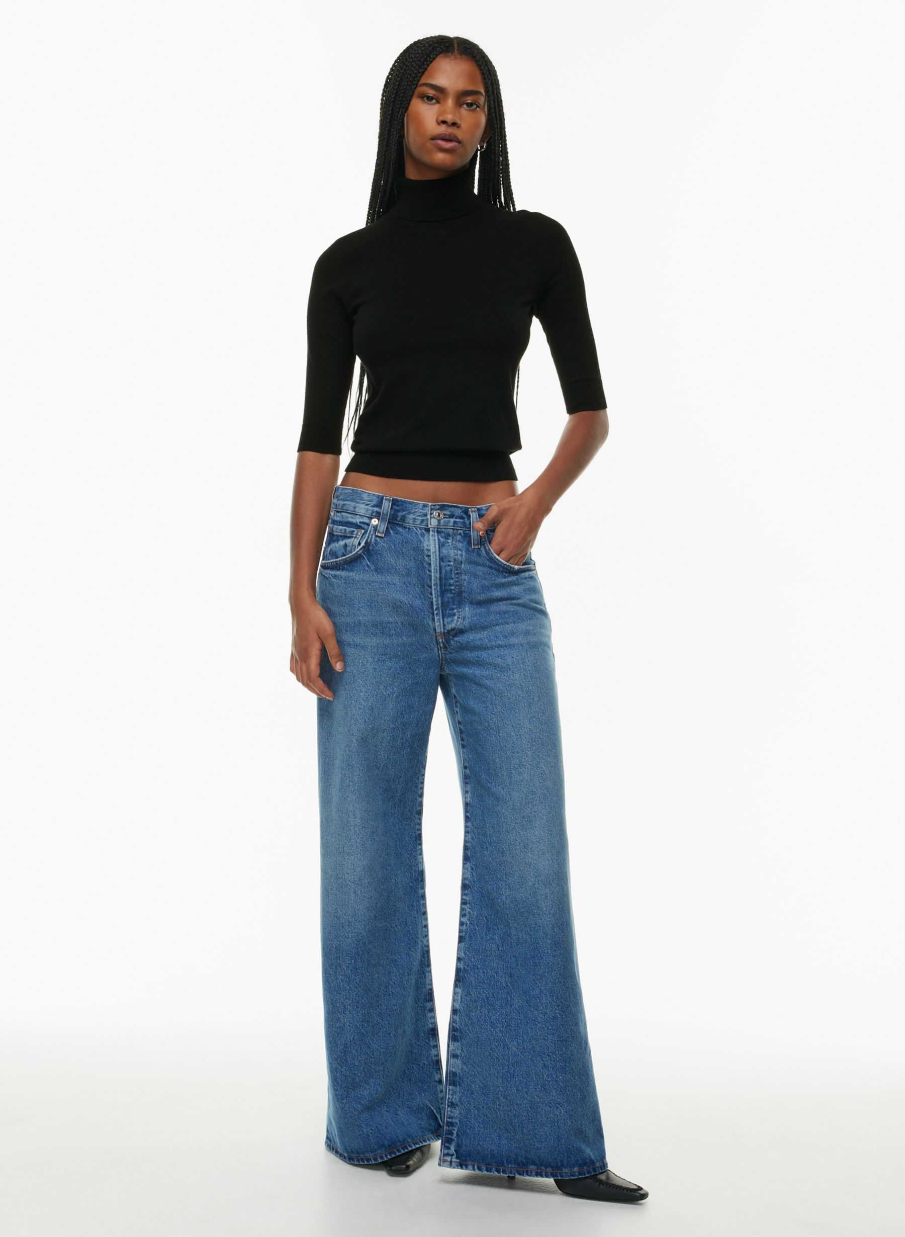 BEVERLY SLOUCH BOOT JEAN | Aritzia