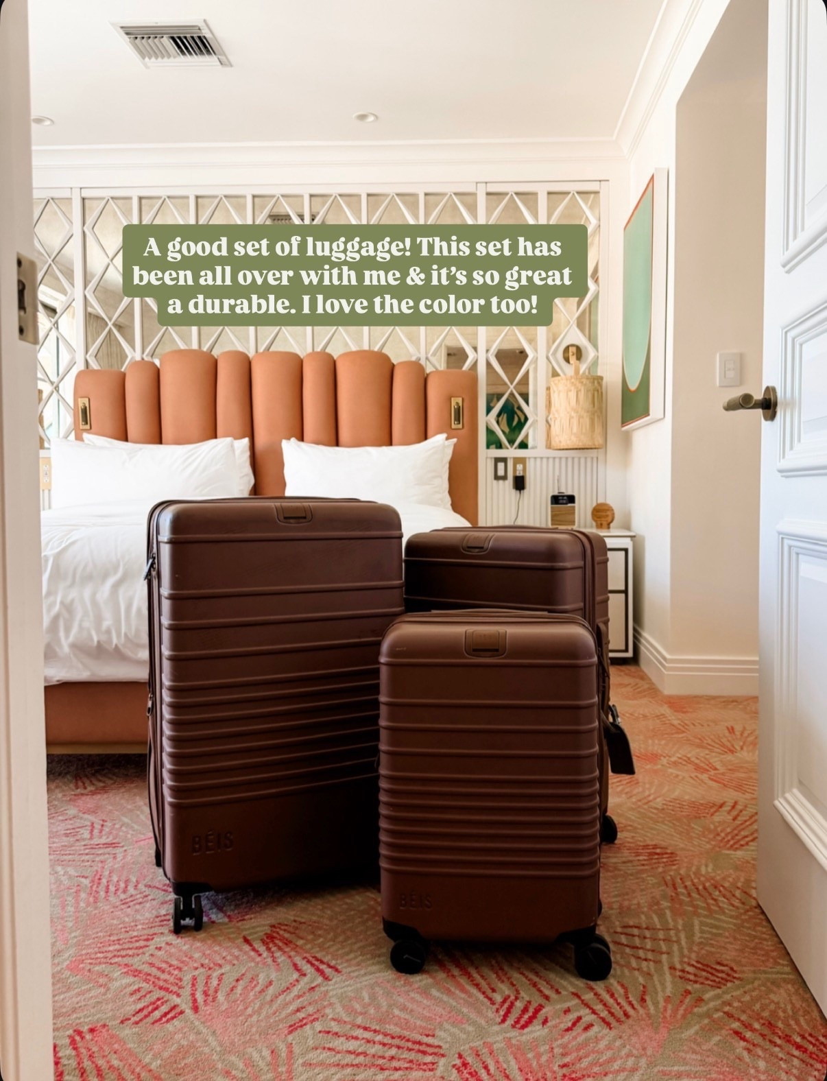 I’ve been using this luggage for years! Still obsessed with it!

Loverly Grey, Beis, luggage, travel essentials 

#LTKTravel