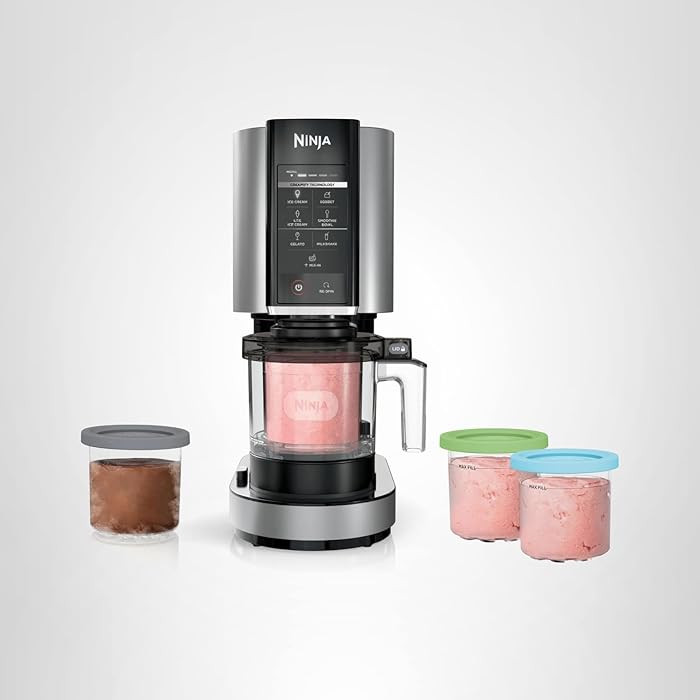 Ninja CREAMi | Ice Cream Maker Bundle | Includes (4)16 oz. Tubs for Gelato, Mix-ins, Milkshakes, ... | Amazon (US)
