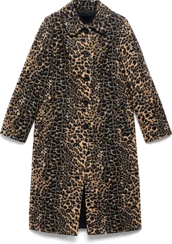 Leopard Metallic Coat | Nordstrom