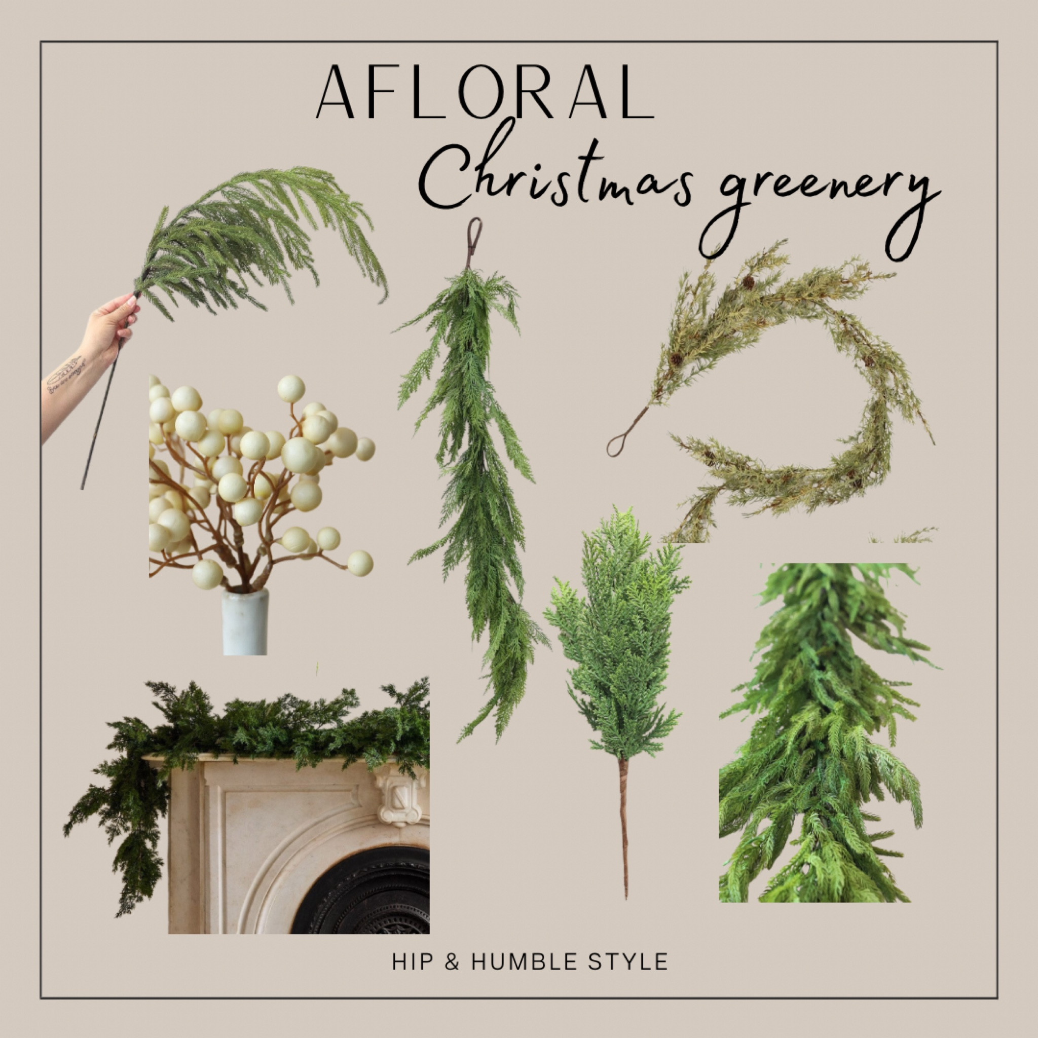 Afloral Christmas greenery, Christmas garland, holiday decor, Christmas stems, Christmas decor 

#LTKhome #LTKSeasonal #LTKHoliday