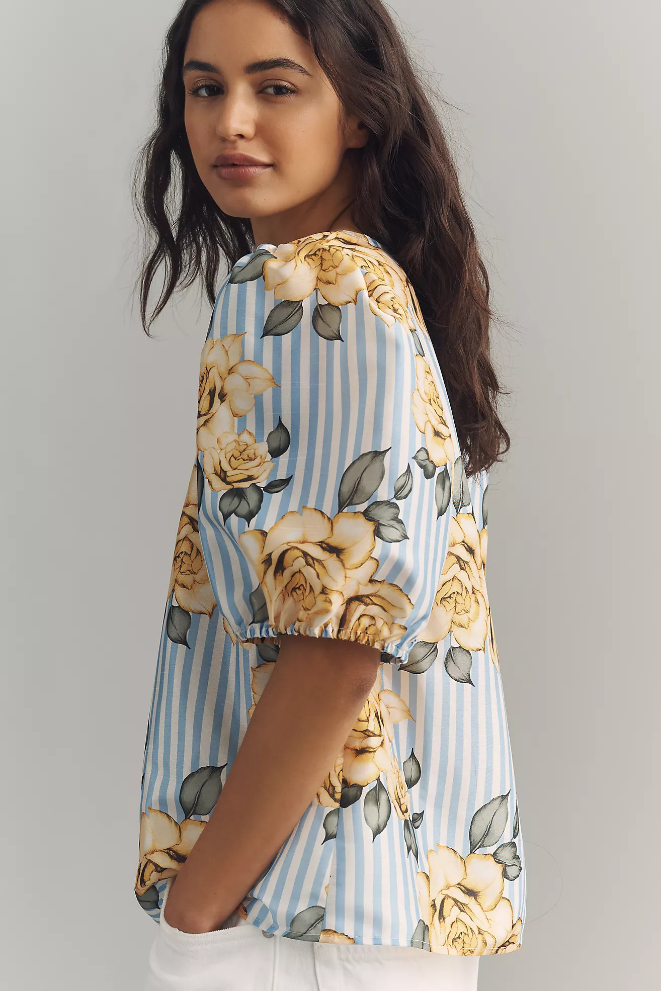 Hutch Atlas Puff-Sleeve Top | Anthropologie (US)