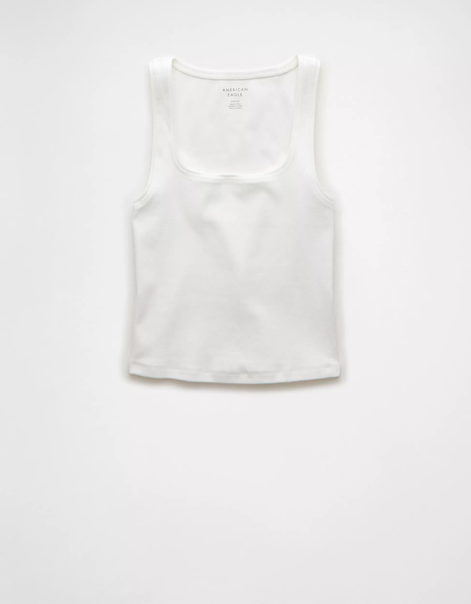 AE Square-Neck Main Squeeze Tank Top | American Eagle Outfitters (US & CA)