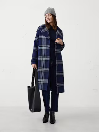 Plaid Coat | Banana Republic Factory