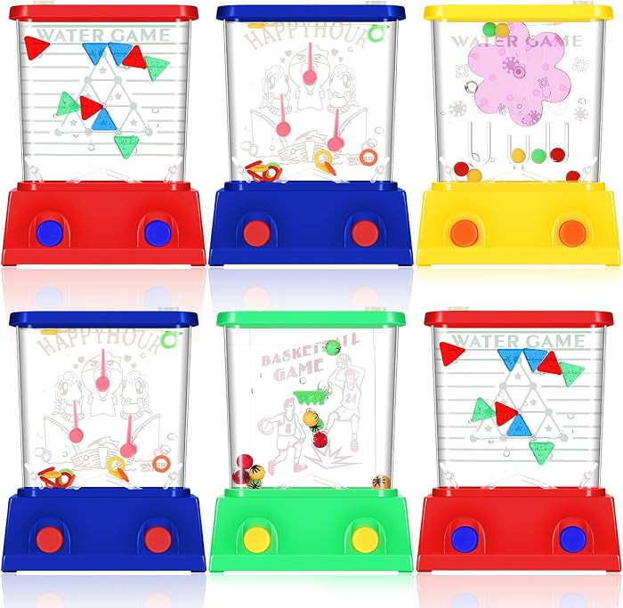 Sumind 6 Pack Mini Water Ring Toss Game for Kids - Summer Outdoor Fun, Retro 80s 90s Handheld Wat... | Amazon (US)
