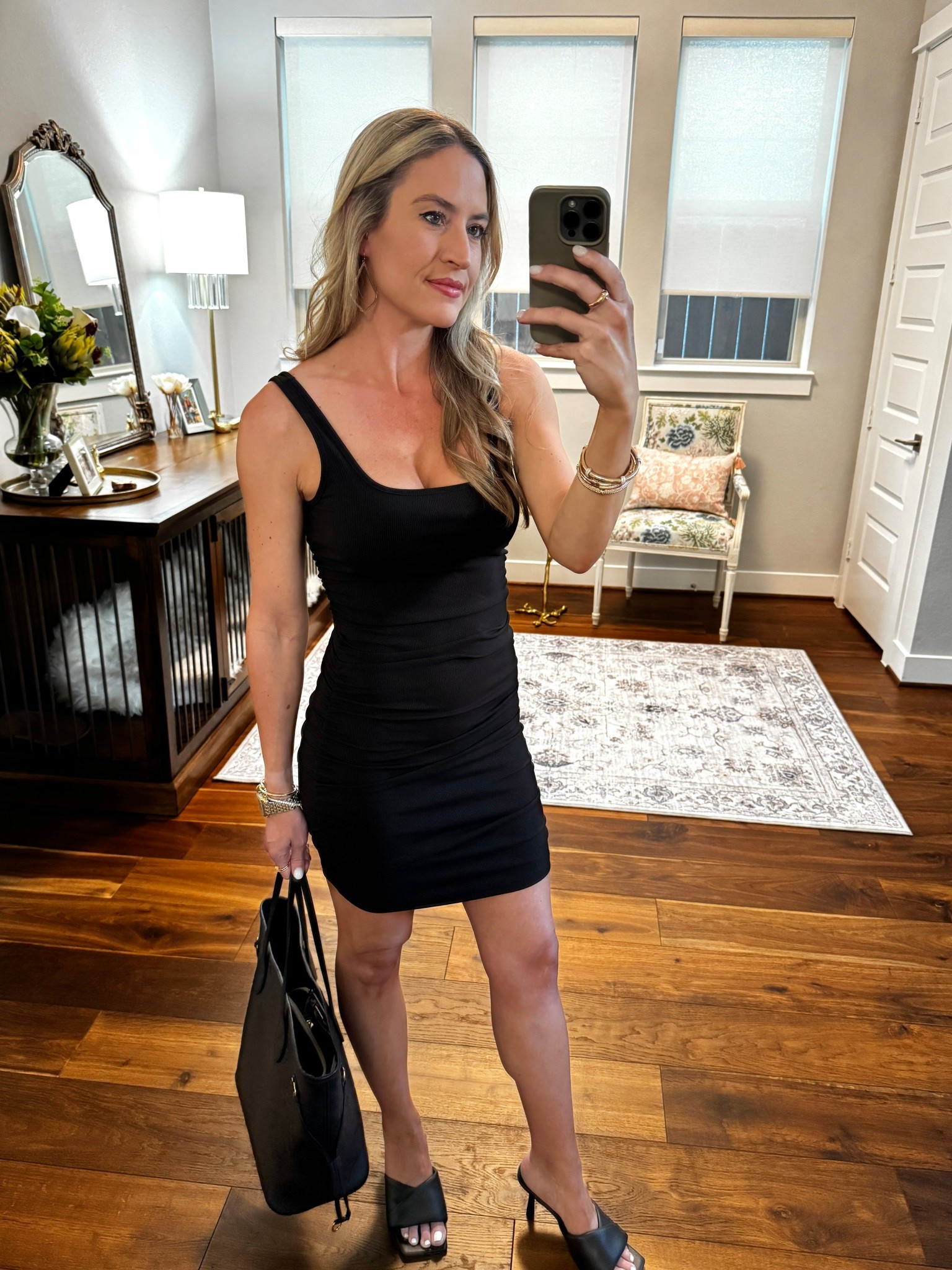 Summer dress

This dress comes in 13 color options. It’s comfortable and stretchy, as with the ruching can be pulled lower or higher for length. I’ve already ordered 2 colors!  I’m wearing size small. 

These sandals are TTS and super comfortable!

#everypiecefits

Summer outfit
Spring dress
Spring outfit
LBD
Little black dress
Dinner outfit
Dinner dress
Brunch dress
Date night dress 

#LTKFindsUnder50 #LTKOver40 #LTKShoeCrush